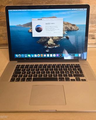 Macbook Pro 15" A1398  ,Intel i7, 8gb ram, 256gb 