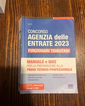 Libro per funzionari Agenzia delle entrate