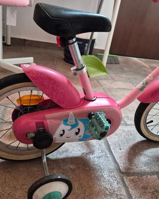 Bicicletta con rotelle Decahlon 14 pollici
