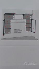 Mobili pensili per living