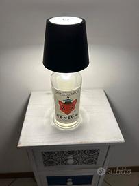 Lampada con bottiglia gin Etneum LED wireless