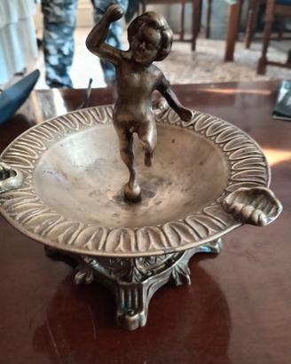 posacenere ottone vintage 