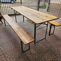 TAVOLO E PANCHE "BIRRERIA"