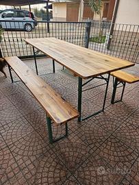 TAVOLO E PANCHE "BIRRERIA"