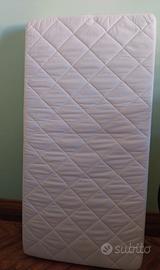 materasso culla lettino con sbarre 