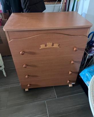 Fasciatoio bambini in legno