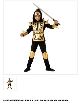 COstume di carnevale ninja bambino