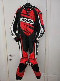 Tuta moto in pelle 