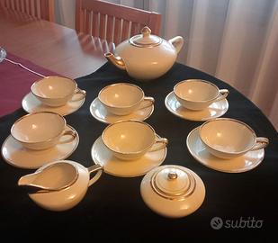 Servizio da Thè Ceramica Fiamma di Sesto Fiorentin