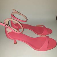 sandalo pelle rosa Sergio levantesi