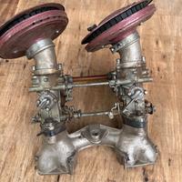 Carburatori Dell'Orto doppio corpo con collettore