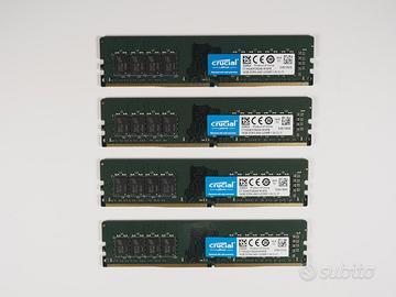 RAM Crucial 16 GB DDR4 2400 MHz