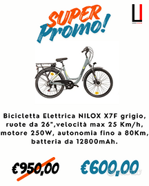 Bicicletta Elettrica NILOX X7F