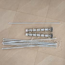 Stendibiancheria Gimi saliscendi 100cm con bastone