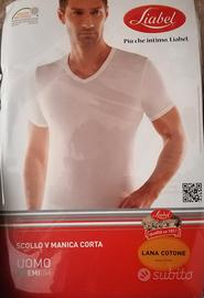 Maglie intime uomo lana cotone Liabel