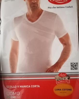 Maglie intime uomo lana cotone Liabel
