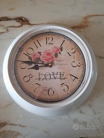 Orologio a parete Shabby Chic