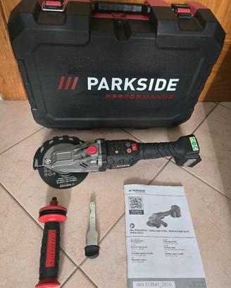 smerigliatrice angolare a testa piatta PARKSIDE pf