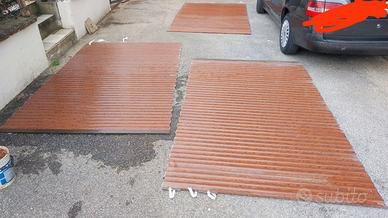 Tre tapparelle in Pvc ammaccate