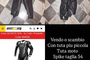 tuta spike taglia 54