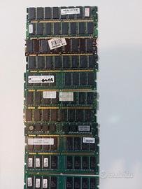 Memoria SD RAM PC 100 e PC 133 - vintage