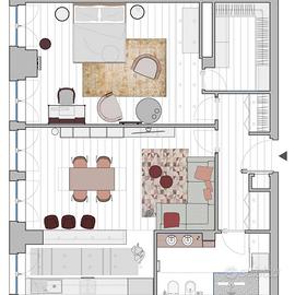 BILOCALE ARREDATO A MONCALIERI : 420 euro