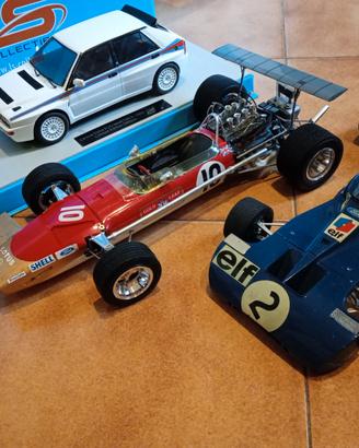 modellini delta martini  1 18  e tamiya F1  1 12