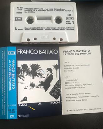 Musicassetta Battiato La voce del padrone
