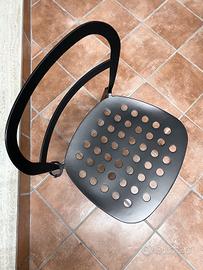 Sedia in ferro con cuscino incluso Ikea