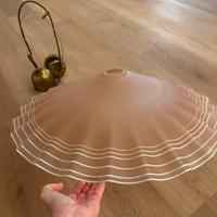 Lampadario in vetro di Murano anni 80