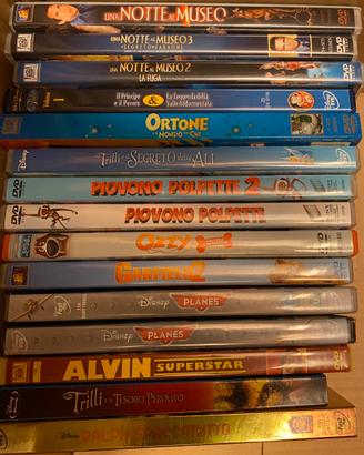 Dvd cartoni animati e film per famiglie