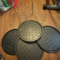 Teglie pizza con supporto