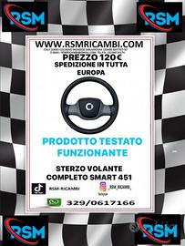 STERZO VOLANTE COMPLETO SMART 451