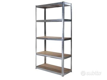 3 scaffali in metallo – 10 € TUTTI INSIEME