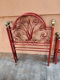 testiere letto in ferro battuto 