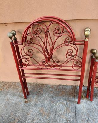 testiere letto in ferro battuto 