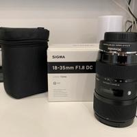 Sigma 18-35mm F/1.8 DC Canon EF-S + micro 4/3
