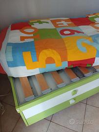 letto  compreso  materasso da cameretta