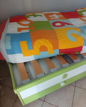 letto  compreso  materasso da cameretta