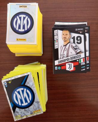 n.3 Lotti figurine calciatori annate varie 
