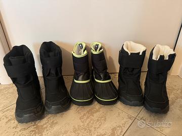 Dopo sci, scarponi da neve n.35, 36, 37