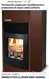 Stufa a legna/ idro