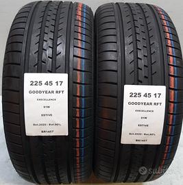 2 GOMME 225 45 17 GOODYEAR RFT BR1457