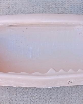 2 portasapone in ceramica colore champagne/rosino