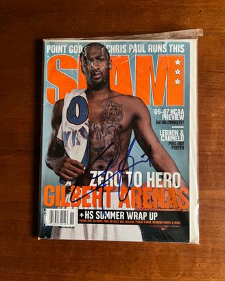 RIVISTA SLAM MAGAZINE NBA #102 2006 AUTOGRAFATO