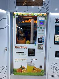 Distributore automatico spremute arancia sigillate