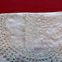 COPRILETTO O TOVAGLIA- STELLA ALPINA-ARTIGIANALE