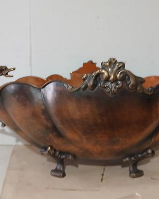 centro tavolo dragoni zampe bronzo, 