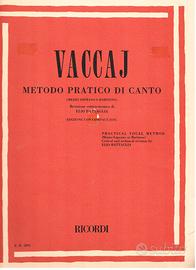 Nicola Vaccaj: metodo pratico di canto con CD