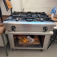 Cucina a gas professionale